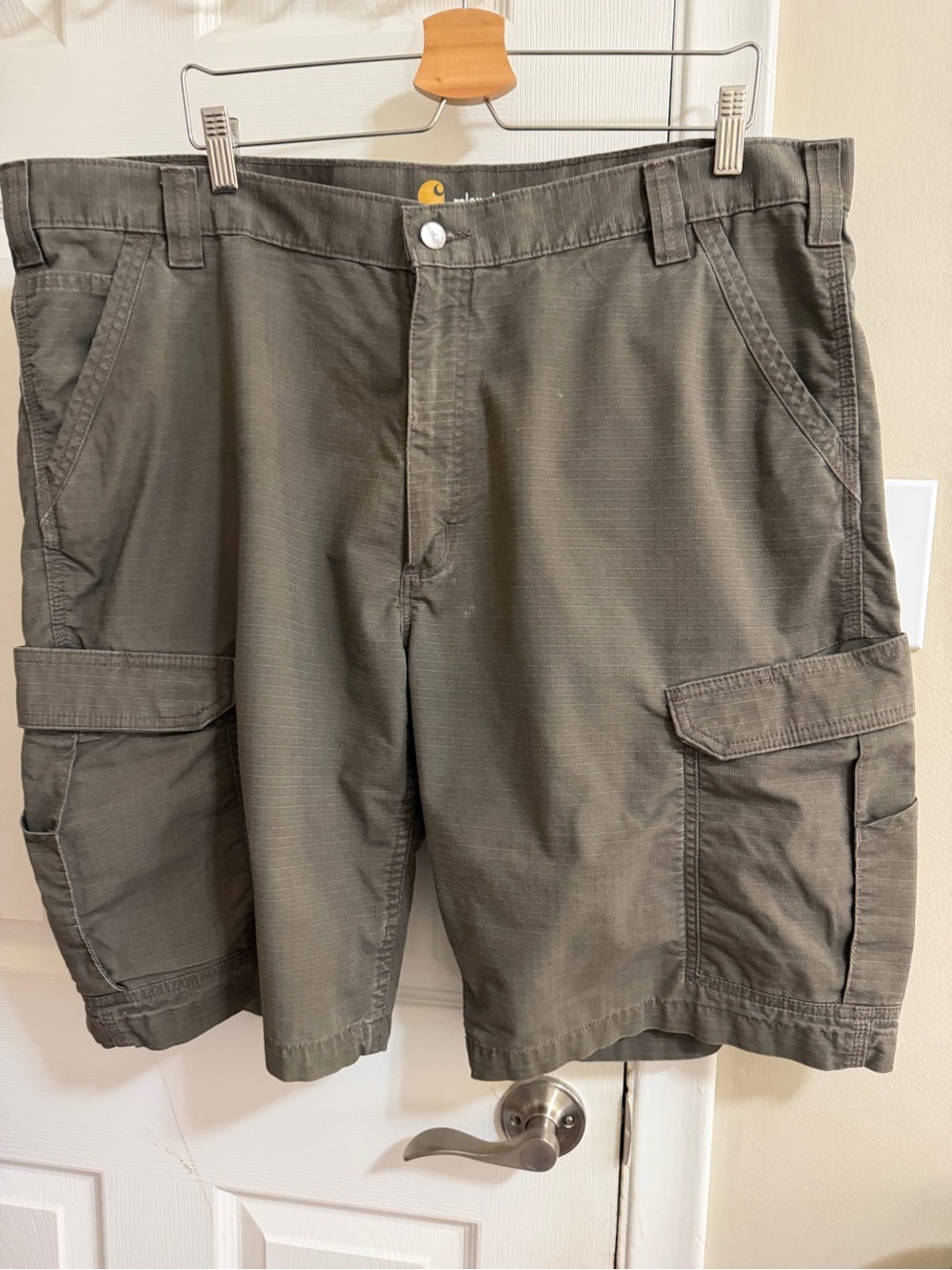 Carhartt Men's Olive Cargo Work Shorts